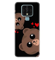 Tecno Camon 16 18P Pova Pova 3 Pova Neo Kılıf Desemli Silikon Love Animals 1780