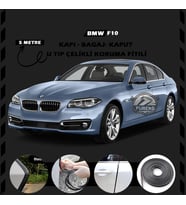 Bmw F10 Oto Araç Kapı Koruma Fitili 5metre Parlak Siyah Renk