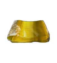 Plastik Şeffaf Sarı Sup Kaşık - Tatlı Dondurma Kaşığı - 12.5 Cm. - 50 Adetlik Paket