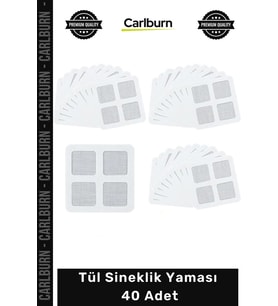 #SineklikYama Kendinden Yapışkanlı Tamir Kiti Pencere Kapı Onarım Seti Tül Sineklik Yaması 40 Adet