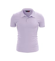 %100 Pamuk Polo T-Shirt IMPERO LİLA