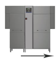 Electrolux Professional Çift Durulamalı Konveyörlü Bulaşık Makinesi 200 Sepet/saat (ön Yıkama Modülü İle Kullanılacak İse 865506 İle Birlikte Sipariş Edilmelidir) EDR20PEL5V
