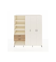 Kronos Dolap 16 Raflı 2 Çekmeceli 3 Kapaklı 220x59x243 Aytaşı-Aytaşı/Çam