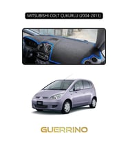 MITSUBISHI COLT ÇUKURLU 2004-2013TORPİDO KORUMA HALISI SİYAH KENAR