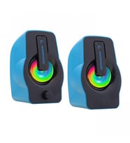 RAMPAGE RAMPAGE RMS-G7 Falsetto 1+1 USB Mavi 6w Hoparlör RGB Ledli