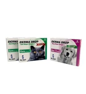 Kediler İçin 2 Kutu Damla + 11-20kg Köpekler İçin Damla