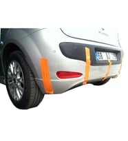 Fiat Punto EVO (2010 Sonrası) Arka Tampon Eki - Difüzör (Plastik)