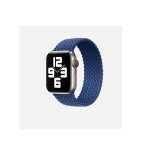 Apple Watch 44mm Uyumlu Kordon Hasır Örgü Esnek KRD-32 Large Kayış