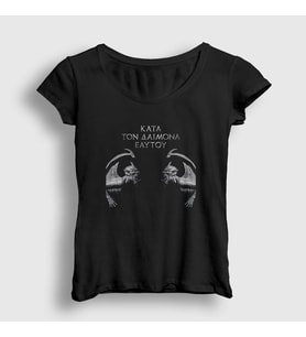 Presmono Kadın Siyah Eaytoy Rotting Christ T-Shirt 170748tt