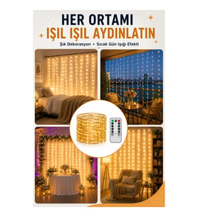 Mey İthalat® Enerji Tasarruflu 3x3 LED Işık – Parti, Yılbaşı ve Organizasyon Yeni Nesil