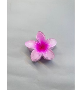 Tekli, Pembe Renk 8 cm Lotus Çiçeği Mandal Toka
