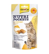 GimCat Nutripockets Peynirli ve Taurinli Kedi Ödül Maması 60 Gr (STD)