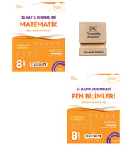 Okyanus LGS 8. Sınıf Classmate Matematik ve Fen Bilimleri 36 Hafta Deneme + Telefon Standı