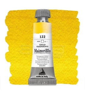 Maimeri Blu Tüp Sulu Boya 12 ml S1 No:122 Transparent Yellow
