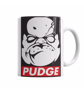 DOTA 2 PUDGE    Kupa Bardak Porselen