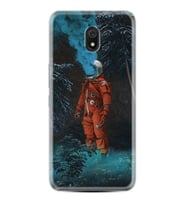 Xiaomi Redmi 8A 8 Pro 9C 9T 10C 11T Pro Kılıf Desenli Silikon Astronot Smoke 1769