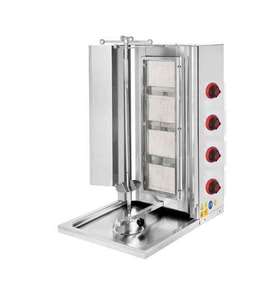 CSA Karacasan Doğalgazlı 4 Radyanlı Döner Ocağı Makinesi