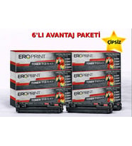 Canon T13BK Çipsiz Muadil Toner - 3000 Sayfalık - 6'lı Avantaj Paket