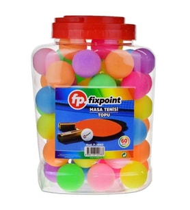 FİXPOİNT 60LI RENKLİ MASA TENİSİ TOPU