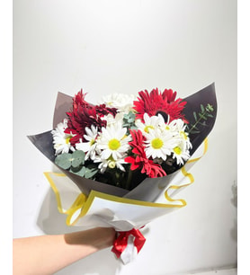 Papatya-Gerbera Buketi