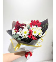 Papatya-Gerbera Buketi