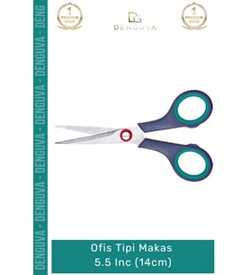 #OfisMakas Profesyonel Paslanmaz Keskin Çelik Ergonomik Sap Kaliteli Ofis Tipi Makas 5.5 İnc 14 cm