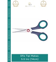 #OfisMakas Profesyonel Paslanmaz Keskin Çelik Ergonomik Sap Kaliteli Ofis Tipi Makas 5.5 İnc 14 cm