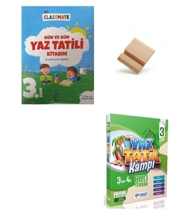 Okyanus Classmate 3'den 4'e Geçenler İçin Yaz Tatil Kitabı ve Yanıt Yaz Tatil Kampı + Telefon Standı