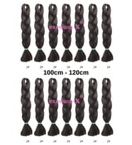 X-Pression Afrika Örgüsü Ve Rasta Için Sentetik Saç 100gr-2