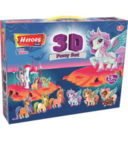 HEROES 3D PONY SET 6 RENKLİ OYUN HAMURU ERN-569