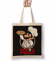 Mario Bros Mario's Pizza Bez Çanta Uzun Saplı