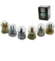 BÜYÜK BOY - 10CM PİLLİ - IŞIKLI MÜZİKLİ KAR KÜRESİ CAM ESKİTME İNSAN FİGÜRLÜ - DESEN MİX RENKLİ HERHANGİ BİR TANESİ GÖNDERİLİR (5668)
