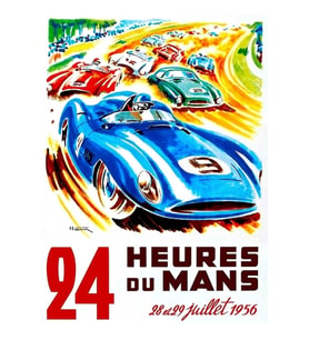 Du Mans: Vintage 24 Saat Otomobil Yarışı Baskısı Tablo Ahşap Poster Dekoratif