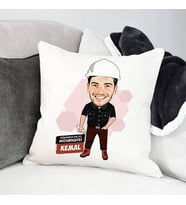 Kişiye Özel En İyi Mühendis Karikatürlü Yastık