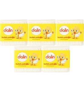 Dalin Kulak Çubuğu 100 Adet (5 Li Set)
