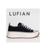Lufian 121230092 Shay Kadın Jean Sneaker Spor Ayakkabı (Siyah)