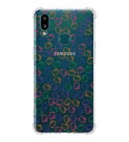 Samsung Galaxy A10s Uyumlu Köşe Korumalı Antişok Kapak Hello Kitty Tasarımlı Şeffaf  Kılıf