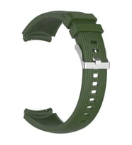 Huawei Watch GT 3 42mm Uyumlu Kordon Silikon Çizgili Spor Yumuşak KRD-18 Kayış
