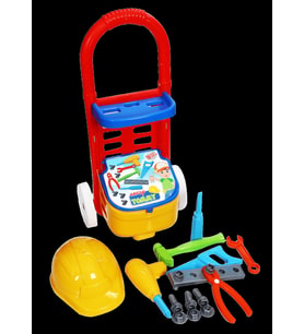 Smart Tools Servis Arabası Tamir Seti 17 Parça 57 cm Uçar 132