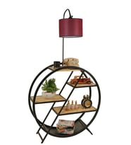 PLÜTON YANIK LAMBADER SİLİNDİR HASIR BORDO ABAJURLU