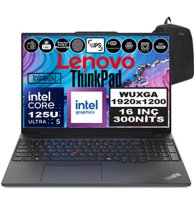 Lenovo Thinkpad E16 Gen2 Intel Core Ultra 5 125U Ddr5 64GB 2tb SSD Intel® Aı Boost 16" Wuxga IPS Freedos Taşınabilir Bilgisayar 21MA003MTXF23 + Zetta Çanta
