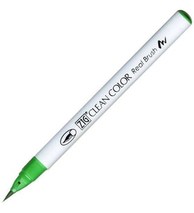 Zig Clean Color Real Brush Fırça Uçlu Marker Kalem 048 Emerald Green 