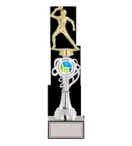 ODAK KUPA - Figürlü Kupalar - Masa Tenisi Kadın Figürlü Kupalar FG-034 B - 35 cm
