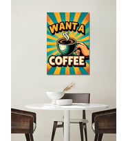 KAHVE POSTER ART KANVAS TABLO EV DUVAR SALON OFİS HEDİYELİK DEKARASYON SÜSÜ ÖLÇÜ SEÇİNİZ :)