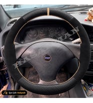 Fiat Marea Dikme Direksiyon Kılıfı Alcantara Süet Mat Karbon Bej Yüzük ve Dikiş HLX-Spor 3 Kollu 1996-2002