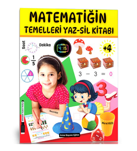 Matematiğin Temelleri YAZ-SİL Kitabı (+4 YAŞ)