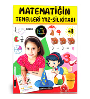 Matematiğin Temelleri YAZ-SİL Kitabı (+4 YAŞ)
