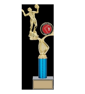 ODAK KUPA - Figürlü Kupalar - Voleybol Kadın Figürlü Kupalar FG-017 B - 38 cm