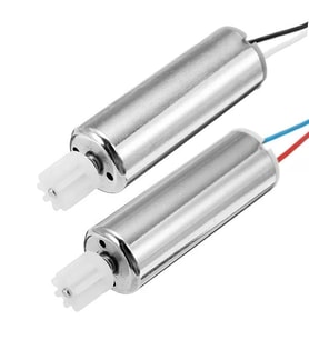 Mini Drone Motoru - Mini Fırçalı DC motor 7x20mm - Dişli Dahil