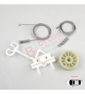 Fiat Abarth Punto Grande Evo MK3 199 2005-2024 51723316 İçin Elektrikli Ön Sol Cam Kriko Tamir Seti